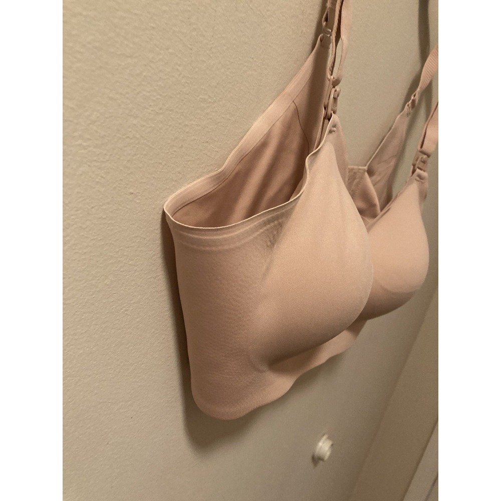 Momcozy Nursing Bra Breastfeeding Seamless Ultra Comfort Size‎ 2XL Beige - Picture 4 of 7